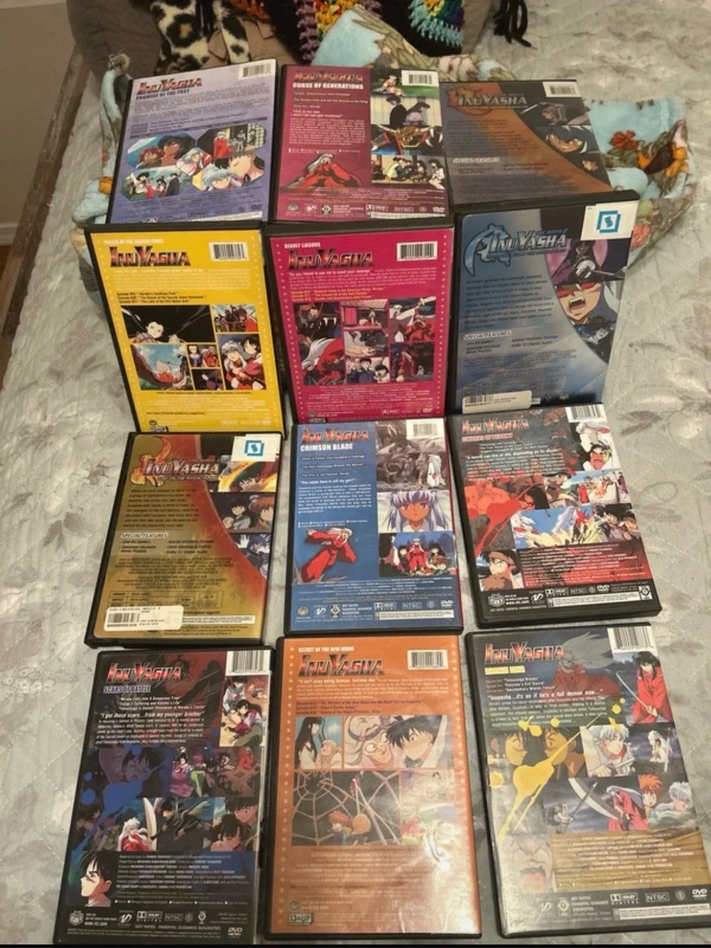 12 Japanese Inu Yasha DVD’s